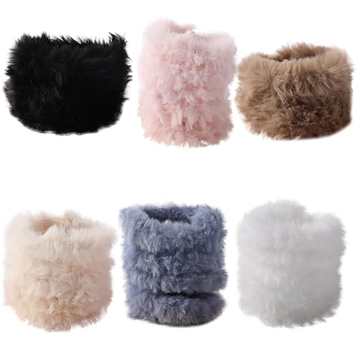 Pfeifenreiniger, Chenille-Stiele, Bastelstreifen, flauschiger Stab, handgefertigtes Bastelzubehör, Plüschpuppen, Drehstäbe, 6 Farben von Pitadue