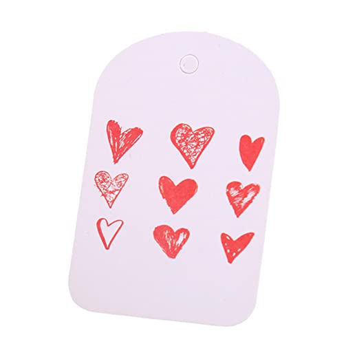 Pitadue 100 Stück Valentinstagsgeschenke, Papieranhänger, Liebe, Herz, Blume, Bär, bedruckte Hänge-Etiketten für Hochzeit, Erntedankfest, Party-Verpackung Pitadue 100 Stück Valentinstagsgeschenke, Papieranhänger, Liebe, Herz, Blume, Bär, bedruckte Hänge-Etiketten für Hochzeit, Erntedankfest, Party-Verpackung von Pitadue