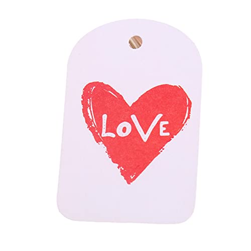 Pitadue 100 Stück Valentinstagsgeschenke, Papieranhänger, Liebe, Herz, Blume, Bär, bedruckte Hänge-Etiketten für Hochzeit, Erntedankfest, Party-Verpackung Pitadue 100 Stück Valentinstagsgeschenke, Papieranhänger, Liebe, Herz, Blume, Bär, bedruckte Hänge-Etiketten für Hochzeit, Erntedankfest, Party-Verpackung von Pitadue