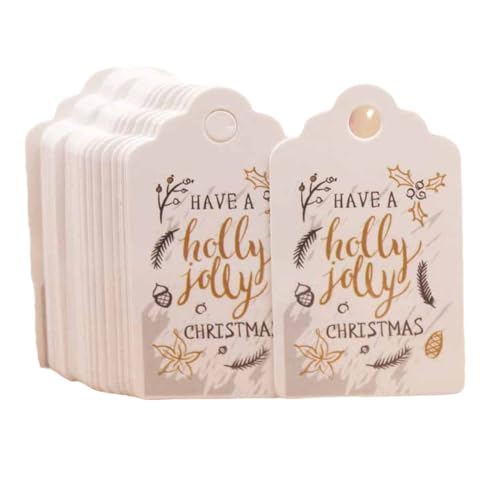 Pitadue 100 Stück Weihnachtsanhänger Druck Hängende Etiketten Neujahr Kraftpapier Tags Party Karte Dekoration Zum Backen Pitadue 100 Stück Weihnachtsanhänger Druck Hängende Etiketten Neujahr Kraftpapier Tags Party Karte Dekoration Zum Backen von Pitadue