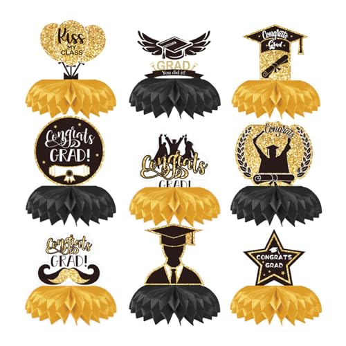Pitadue 2024 Abschlussdekorationen, Tischdekoration, Mehrzweckdekoration, Abschlussfeier, Party, Urlaub, Innenbereich, 9 Stück Pitadue 2024 Abschlussdekorationen, Tischdekoration, Mehrzweckdekoration, Abschlussfeier, Party, Urlaub, Innenbereich, 9 Stück von Pitadue