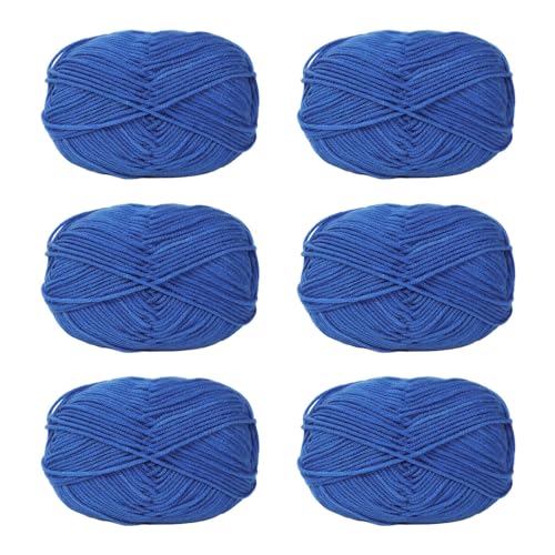 Pitadue 6 x Häkelgarn, Acryl, weiches Garn, 50 g/Rolle, Strickgarn für Handstricken, Weben, Taschen, Hüte, Kleidung, Handwerk Pitadue 6 x Häkelgarn, Acryl, weiches Garn, 50 g/Rolle, Strickgarn für Handstricken, Weben, Taschen, Hüte, Kleidung, Handwerk von Pitadue