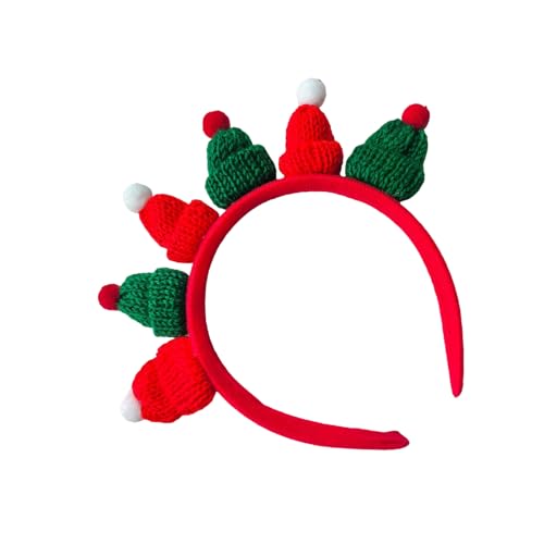 Pitadue Bunte Weihnachtsmannmütze, Stirnband, Weihnachtsdekoration, Neujahrsdekoration, Familienfeier-Kopfschmuck Pitadue Bunte Weihnachtsmannmütze, Stirnband, Weihnachtsdekoration, Neujahrsdekoration, Familienfeier-Kopfschmuck von Pitadue