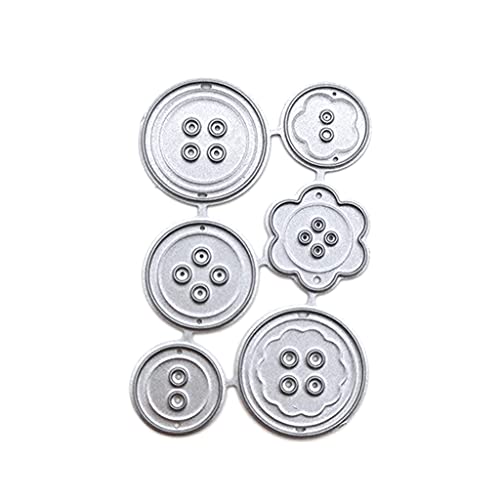Pitadue Button Metall-Stanzformen, Prägepapier, Karten, Basteln, Scrapbooking, für Bastelarbeiten von Pitadue