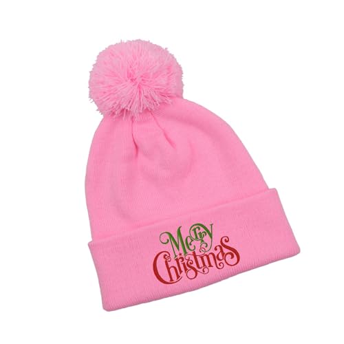 Pitadue Festliche Weihnachtsmütze, weiches Acryl, bequeme Mütze, Uni, für Weihnachtsfeiern und Veranstaltungen von Pitadue