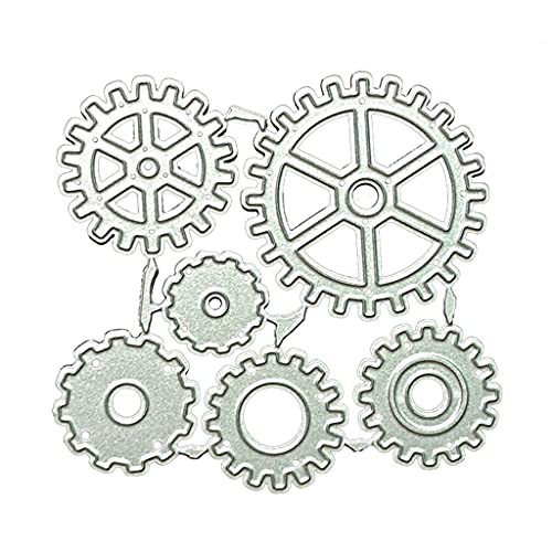Pitadue Gearwheel Stanzformen, geätzte Bastelschablonen, handgefertigte Fähigkeitsentwicklungsvorlage für Schule, Klassenzimmer, Lehrform von Pitadue