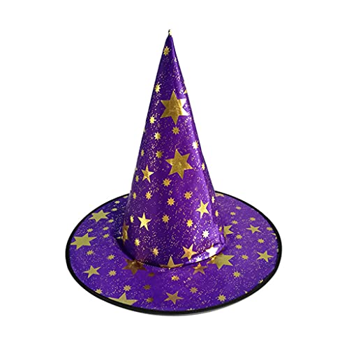 Pitadue Halloween Bronzing Hexe Zauberer Hut Kopfbedeckung Maskerade Peaked Cosplay Requisiten Dekoration Verkleidung Party Kostüm Zubehör für Erwachsene Frauen Männer Pitadue Halloween Bronzing Hexe Zauberer Hut Kopfbedeckung Maskerade Peaked Cosplay Requisiten Dekoration Verkleidung Party Kostüm Zubehör für Erwachsene Frauen Männer von Pitadue