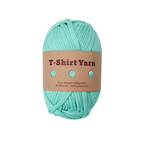 Pitadue Handgefertigtes T-Shirt-Garn, farbige Stoffstreifen für Kunst und zum Stricken von Taschen, Untersetzern und Aufbewahrungsbehältern von Pitadue