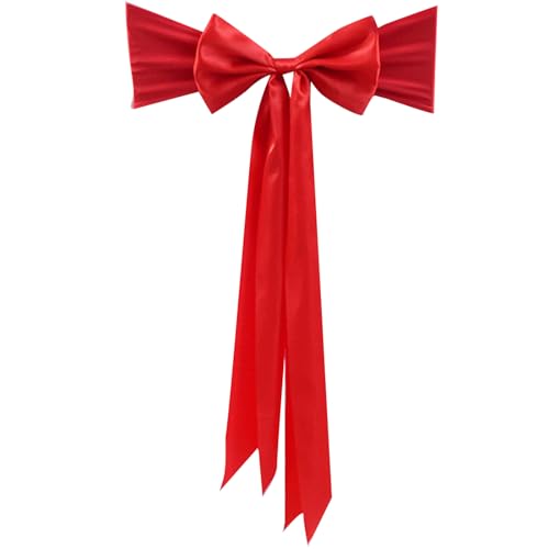 Pitadue Hochzeitsstuhl-Rückenlehne, Dekoration, Band mit langem Schwanz, für Hochzeiten, Partys, Bankette, Dekorationen, 1/6 Stück Stuhlschärpen von Pitadue