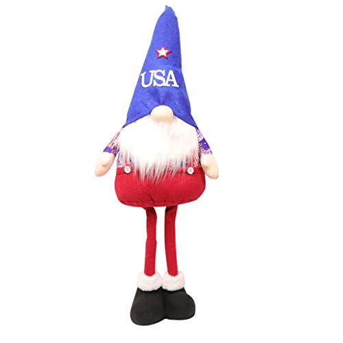 Pitadue Independence Day Handgefertigte Plüschfigur, gesichtslos, für Tomte stehende Figur von Pitadue