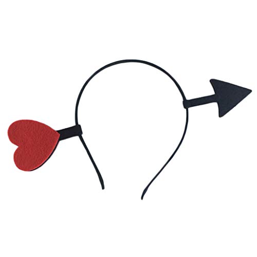 Pitadue Lustiges rotes Liebesherz für Boppers Stirnband Valentinstag elastischer Haarreif Haarschmuck für Urlaub Party Requisite Pitadue Lustiges rotes Liebesherz für Boppers Stirnband Valentinstag elastischer Haarreif Haarschmuck für Urlaub Party Requisite von Pitadue