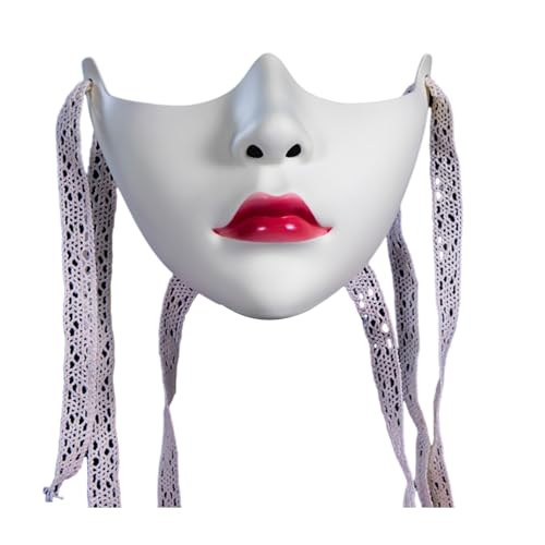 Pitadue Maskerade Halloween Halbgesicht Mechanische Flügel Maskeraden Zubehör für Männer Frauen Halloween Cosplay von Pitadue