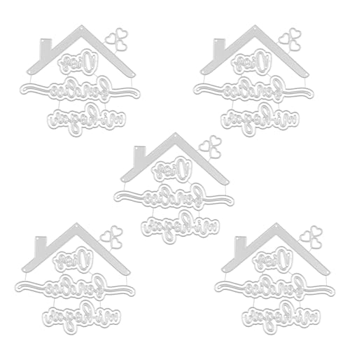 Pitadue Metall-Stanzformen, Prägeschablonen für Handarbeiten, Scrapbooking, Alben, dekorative Papierschablonen, Kartenherstellung von Pitadue