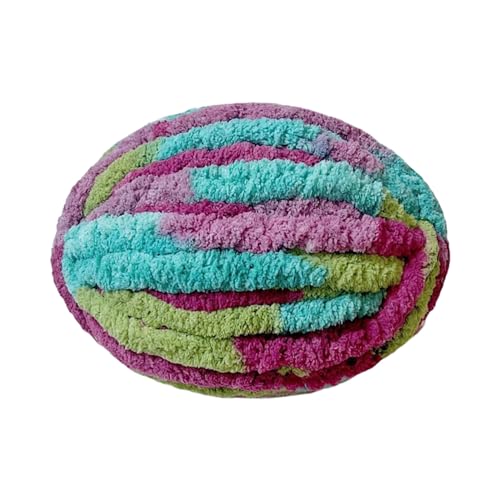 Pitadue Regenbogen-Chenille-Garn-Set zum Basteln, Erstellen von schönen Schals, Mützen und mehr sicherem und weichem Häkelgarn von Pitadue