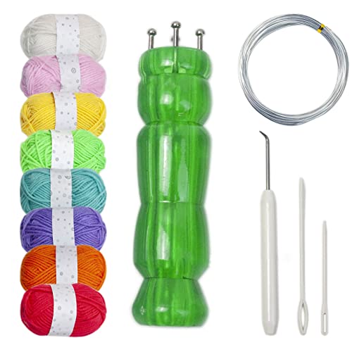 Pitadue Verbesserte Web-Strickspule, Strickmaschinen, Werkzeug, Garn, Seil, Stricker, 6 Farben/8 Farben, für Bastler Pitadue Verbesserte Web-Strickspule, Strickmaschinen, Werkzeug, Garn, Seil, Stricker, 6 Farben/8 Farben, für Bastler von Pitadue
