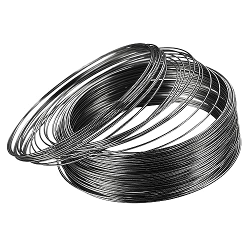 Pitadue Vielseitiger 0,6 mm Basteldraht-Bindedraht, rostfrei, Modellierdraht für Schmuckherstellung, Blumenarrangements Pitadue Vielseitiger 0,6 mm Basteldraht-Bindedraht, rostfrei, Modellierdraht für Schmuckherstellung, Blumenarrangements von Pitadue