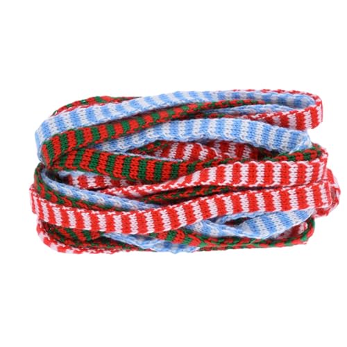 Pitadue Weihnachtsbänder in 3 Farben, dekorative Bänder, geflochtene Wolle, Strickband, Wickelband für Bastelarbeiten, Party-Dekoration Pitadue Weihnachtsbänder in 3 Farben, dekorative Bänder, geflochtene Wolle, Strickband, Wickelband für Bastelarbeiten, Party-Dekoration von Pitadue