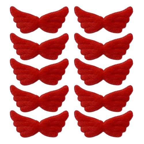 Plüsch-Engelsflügel zum Basteln, Haarspangen, Basteln, Stirnband, Flügelapplikationen, Nähen, Kopfbedeckung, Flicken, Schuhe, Kleidung, Kleidung von Pitadue