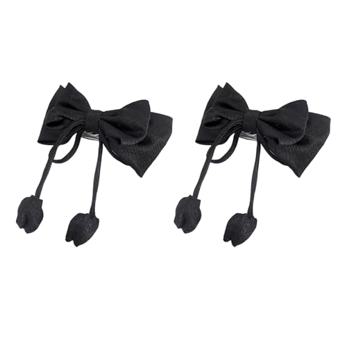 Romantische Vorhang-Clips, Raffhalter, dekorative Rosen-Schleife, Fenster-Vorhanghalter mit Schnallen, für Zuhause, Veranstaltungen, Dekorationen, Vorhangverschlüsse für Hochzeiten, 2 Stück von Pitadue