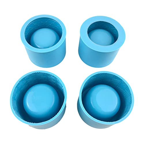 Silikonform für Gips, Blumentopf, runde Epoxidharz-Gussformen für DIY-Schmuck, Aufbewahrungsbox von Pitadue
