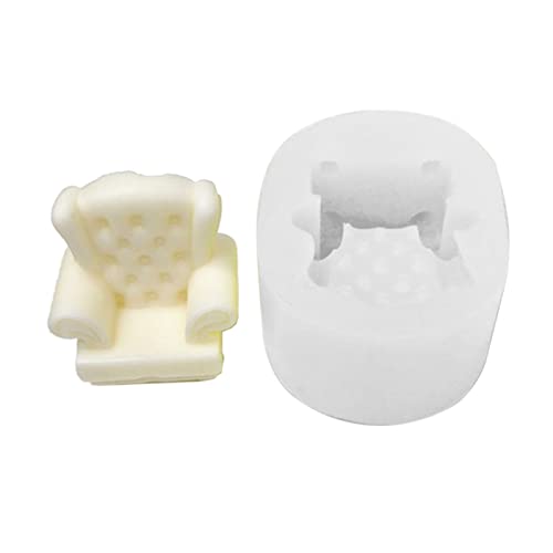 Silikonform für kleines Sofa für Sitz, Schmuckform Epoxidharz, Anhängerform geeignet für Crafharz von Pitadue