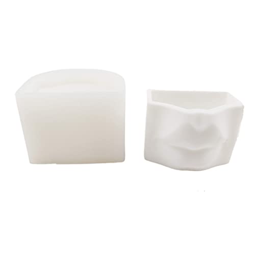 Silikonharzform für Lippen, Tassen, Blumentopf, Blume, Epoxidharz, Gießform, Sukkulenten, Vase, Zement, Pflanzenhalter von Pitadue