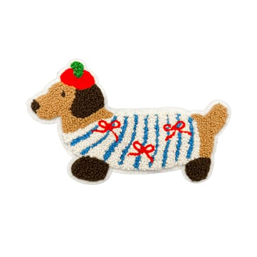 Stickerei-Applikation für Hunde, Reparaturflicken für Kleidung, Bekleidung, Basteln, Projekt, Zubehör, Zubehör Stickerei-Applikation für Hunde, Reparaturflicken für Kleidung, Bekleidung, Basteln, Projekt, Zubehör, Zubehör von Pitadue