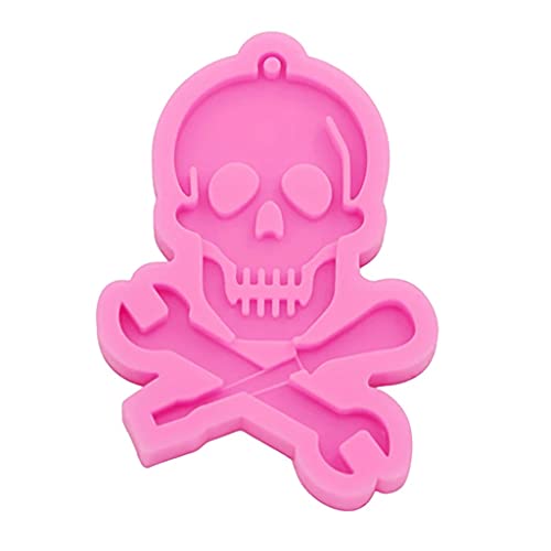 Totenkopf-Schraubenschlüssel, Epoxidharz, Schlüsselanhänger, Anhänger, Silikon, Schmuck, Halskette, Ohrringe, Gießform Totenkopf-Schraubenschlüssel, Epoxidharz, Schlüsselanhänger, Anhänger, Silikon, Schmuck, Halskette, Ohrringe, Gießform von Pitadue