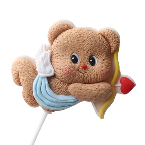 Weicher Butterbär-Ornament, schöne Butterbär-Kuchendekoration für Hochzeiten, Jubiläen und Babypartys Weicher Butterbär-Ornament, schöne Butterbär-Kuchendekoration für Hochzeiten, Jubiläen und Babypartys von Pitadue