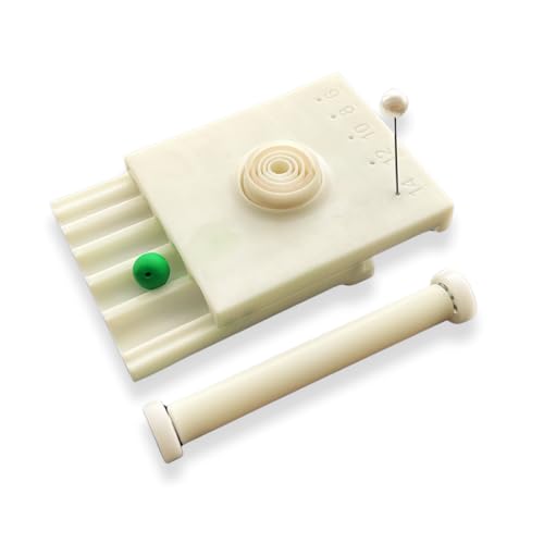 Pitoies Tonperlenroller und Piercer, 5 Größen (6 mm-14 mm), geräuscharmes Modellier- und Schneidewerkzeug für Polymer-Ton-Perlen von Pitoies