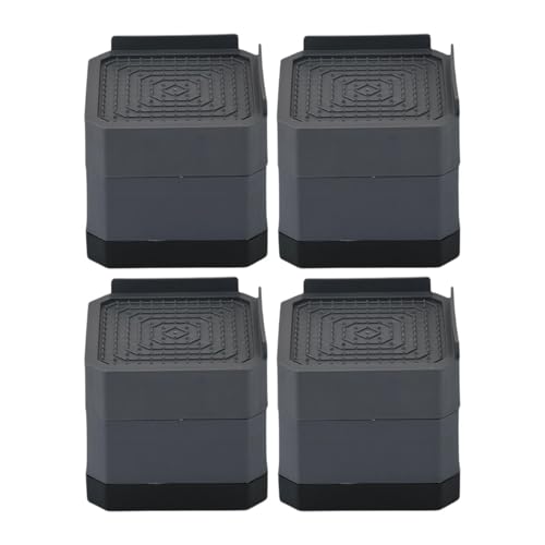 Pitycbo 4 Stück Anti Vibrations Pads für Bettausstattung, Verhindert Kratzer, Große Last, Möbelbeine für Couch, Sofa, Grau, 2 Schichten Pitycbo 4 Stück Anti Vibrations Pads für Bettausstattung, Verhindert Kratzer, Große Last, Möbelbeine für Couch, Sofa, Grau, 2 Schichten von Pitycbo