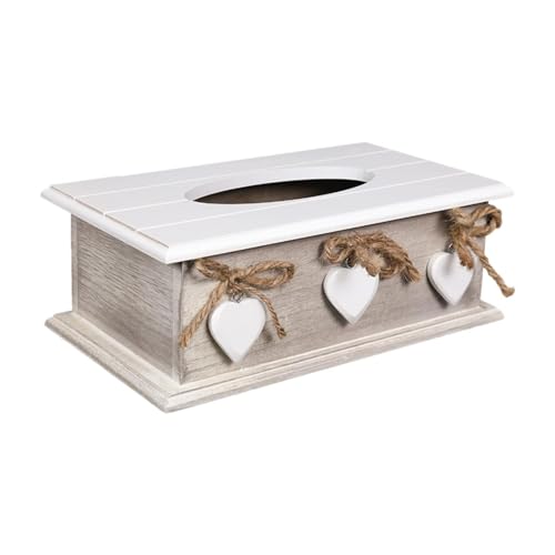 Pitycbo Taschentuchbox Aus Holz mit Deckel für Kommode, Küche, Frisiertisch, Serviettenaufbewahrung von Pitycbo