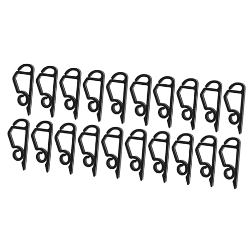 Pitycbo Weihnachtslicht Clips Beleuchtung Haken Schindeln Mini Licht Seilleuchte Haken für Neujahrsfeier Yard Weihnachten draußen, 20pcs Schwarz Pitycbo Weihnachtslicht Clips Beleuchtung Haken Schindeln Mini Licht Seilleuchte Haken für Neujahrsfeier Yard Weihnachten draußen, 20pcs Schwarz von Pitycbo