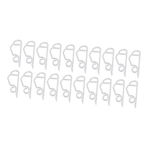 Pitycbo Weihnachtslicht Clips Beleuchtung Haken Schindeln Mini Licht Seilleuchte Haken für Neujahrsfeier Yard Weihnachten draußen, 20pcs Weiß Pitycbo Weihnachtslicht Clips Beleuchtung Haken Schindeln Mini Licht Seilleuchte Haken für Neujahrsfeier Yard Weihnachten draußen, 20pcs Weiß von Pitycbo