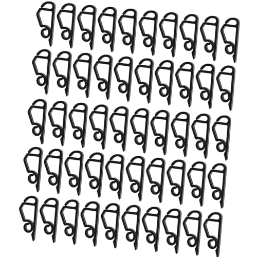 Pitycbo Weihnachtslicht Clips Beleuchtung Haken Schindeln Mini Licht Seilleuchte Haken für Neujahrsfeier Yard Weihnachten draußen, 50 Stück Schwarz Pitycbo Weihnachtslicht Clips Beleuchtung Haken Schindeln Mini Licht Seilleuchte Haken für Neujahrsfeier Yard Weihnachten draußen, 50 Stück Schwarz von Pitycbo