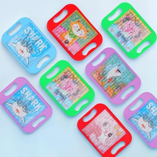 Mini Geduldsspiel Kinder 9Pcs Nützliche Mitgebsel Kindergeburtstag Spiele Gastgeschenke Knobelspiele ab 6 Tombola Preise Party Beschäftigung Geschicklichkeitsspiele Kleine Geschenke von Piucrty