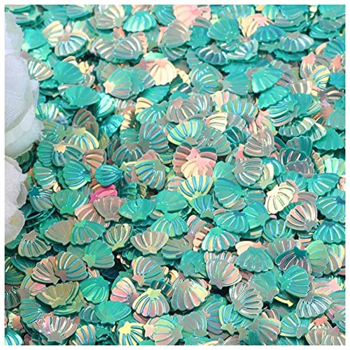 Konfetti 15g irisierende Sparkle Shell Glitter Confetti 7mm Lila for baby shower confetti party tisch streuung dekor DIY. Anbieter Oblique unique konfetti (Size : Mint Green) von PiurUf