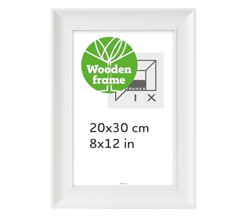 Pix FRAMES Bilderrahmen 20x30 cm- Holzrahmen - Picture Frame - Holzbilderrahmen - Holz Bilderrahmen - Fotorahmen - Weiß Pix FRAMES Bilderrahmen 20x30 cm- Holzrahmen - Picture Frame - Holzbilderrahmen - Holz Bilderrahmen - Fotorahmen - Weiß von Pix FRAMES