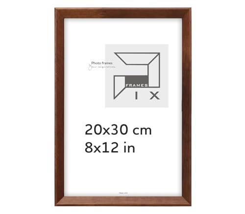 Pix FRAMES Bilderrahmen 20x30 cm - Kollektion Magic Nature - Fotorahmen aus Holz - Rahmen mit Scheiben aus Plexiglas - Rahmen zum Aufhängen und Aufstellen - Modern Photo Frame - Braun Pix FRAMES Bilderrahmen 20x30 cm - Kollektion Magic Nature - Fotorahmen aus Holz - Rahmen mit Scheiben aus Plexiglas - Rahmen zum Aufhängen und Aufstellen - Modern Photo Frame - Braun von Pix FRAMES