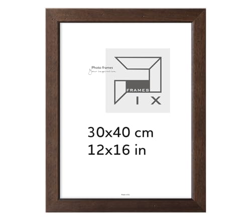 Pix FRAMES Bilderrahmen 30x40 cm - DRZK Kollektion - Holzrahmen für Foto - Exotisches Holz Rahmen mit Scheiben aus acrylglas - Klassisch Photo Frame - Dunkelbraun Pix FRAMES Bilderrahmen 30x40 cm - DRZK Kollektion - Holzrahmen für Foto - Exotisches Holz Rahmen mit Scheiben aus acrylglas - Klassisch Photo Frame - Dunkelbraun von Pix FRAMES