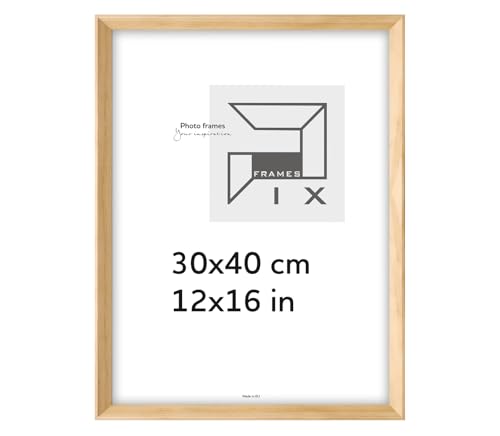 Pix FRAMES Bilderrahmen 30x40 cm - Kollektion Magic Nature - Fotorahmen aus Holz - Rahmen mit Scheiben aus Plexiglas - Rahmen zum Aufhängen und Aufstellen - Modern Photo Frame - Naturfarbe Pix FRAMES Bilderrahmen 30x40 cm - Kollektion Magic Nature - Fotorahmen aus Holz - Rahmen mit Scheiben aus Plexiglas - Rahmen zum Aufhängen und Aufstellen - Modern Photo Frame - Naturfarbe von Pix FRAMES