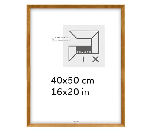 Pix FRAMES Bilderrahmen 40x50 cm - Kollektion Magic Nature - Fotorahmen aus Holz - Rahmen mit Scheiben aus Plexiglas - Rahmen zum Aufhängen und Aufstellen - Modern Photo Frame - Honig Pix FRAMES Bilderrahmen 40x50 cm - Kollektion Magic Nature - Fotorahmen aus Holz - Rahmen mit Scheiben aus Plexiglas - Rahmen zum Aufhängen und Aufstellen - Modern Photo Frame - Honig von Pix FRAMES