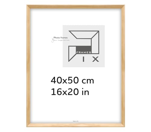Pix FRAMES Bilderrahmen 40x50 cm - Kollektion Magic Nature - Fotorahmen aus Holz - Rahmen mit Scheiben aus Plexiglas - Rahmen zum Aufhängen und Aufstellen - Modern Photo Frame - Naturfarbe Pix FRAMES Bilderrahmen 40x50 cm - Kollektion Magic Nature - Fotorahmen aus Holz - Rahmen mit Scheiben aus Plexiglas - Rahmen zum Aufhängen und Aufstellen - Modern Photo Frame - Naturfarbe von Pix FRAMES