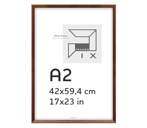 Pix FRAMES Bilderrahmen A2 - Kollektion Magic Nature - Fotorahmen aus Holz - Rahmen mit Scheiben aus acrylglas - Rahmen zum Aufhängen und Aufstellen - Modern Photo Frame - 42x59,4 cm - Braun Pix FRAMES Bilderrahmen A2 - Kollektion Magic Nature - Fotorahmen aus Holz - Rahmen mit Scheiben aus acrylglas - Rahmen zum Aufhängen und Aufstellen - Modern Photo Frame - 42x59,4 cm - Braun von Pix FRAMES