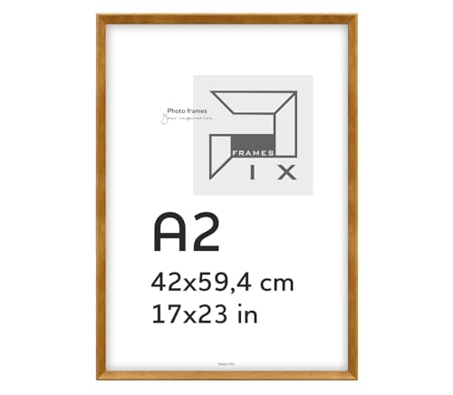 Pix FRAMES Bilderrahmen A2 - Kollektion Magic Nature - Fotorahmen aus Holz - Rahmen mit Scheiben aus acrylglas - Rahmen zum Aufhängen und Aufstellen - Modern Photo Frame - 42x59,4 cm - Honig Pix FRAMES Bilderrahmen A2 - Kollektion Magic Nature - Fotorahmen aus Holz - Rahmen mit Scheiben aus acrylglas - Rahmen zum Aufhängen und Aufstellen - Modern Photo Frame - 42x59,4 cm - Honig von Pix FRAMES