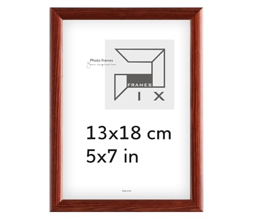 Pix FRAMES Bilderrahmen - Fotorahmen aus Holz - Rahmen mit Scheiben aus acrylglas - Rahmen zum Aufhängen und Aufstellen - Modern Photo Frame - 13x18 cm - Mahagoni Pix FRAMES Bilderrahmen - Fotorahmen aus Holz - Rahmen mit Scheiben aus acrylglas - Rahmen zum Aufhängen und Aufstellen - Modern Photo Frame - 13x18 cm - Mahagoni von Pix FRAMES