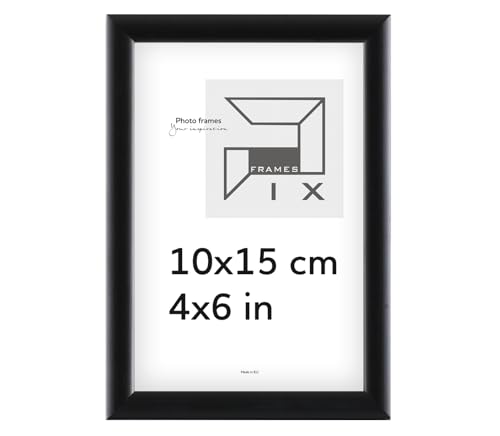 Pix FRAMES Bilderrahmen - Fotorahmen aus Holz - Rahmen mit Scheiben aus acrylglas - Rahmen zum Aufhängen und Aufstellen - Modern Photo Frame - 10x15 cm - Schwarz Pix FRAMES Bilderrahmen - Fotorahmen aus Holz - Rahmen mit Scheiben aus acrylglas - Rahmen zum Aufhängen und Aufstellen - Modern Photo Frame - 10x15 cm - Schwarz von Pix FRAMES