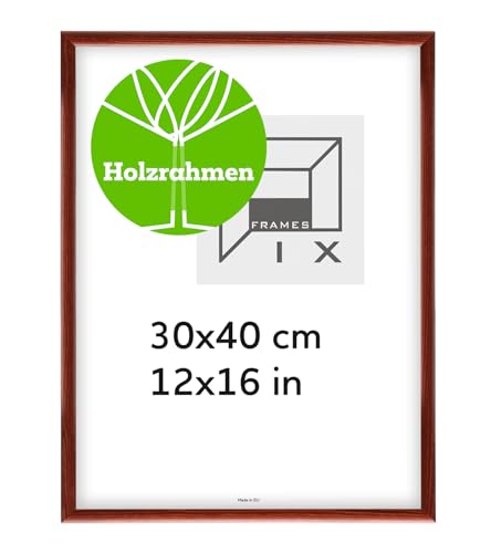 Pix FRAMES Bilderrahmen - Fotorahmen aus Holz - Rahmen mit Scheiben aus acrylglas - Rahmen zum Aufhängen - Modern Photo Frame - 30x40 cm - Mahagoni Pix FRAMES Bilderrahmen - Fotorahmen aus Holz - Rahmen mit Scheiben aus acrylglas - Rahmen zum Aufhängen - Modern Photo Frame - 30x40 cm - Mahagoni von Pix FRAMES