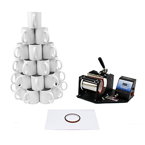 PixMax Tassenpresse Sublimationspresse Heisspresse Hitzepresse Transferpresse Tassen bedrucken beinhaltet 72 Tassen mit unbedruckten Präsentationsboxen Schachteln PixMax Tassenpresse Sublimationspresse Heisspresse Hitzepresse Transferpresse Tassen bedrucken beinhaltet 72 Tassen mit unbedruckten Präsentationsboxen Schachteln von PixMax