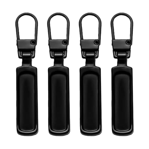 4 Stück Reißverschluss Zipper - Schwarze Ersatzteile Reißverschluss Zipper, Metall Zipper für Reißverschluss Abnehmbares, Reißverschluss Zipper Ersatz, für Jeans, Koffer, Gepäck, Geldbörse, Kleider 4 Stück Reißverschluss Zipper - Schwarze Ersatzteile Reißverschluss Zipper, Metall Zipper für Reißverschluss Abnehmbares, Reißverschluss Zipper Ersatz, für Jeans, Koffer, Gepäck, Geldbörse, Kleider von Pixaro